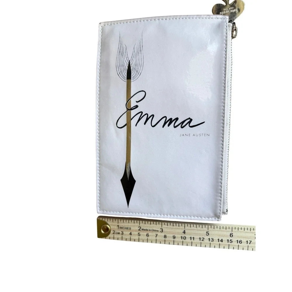 Booklover Kate Spade Makeup‎ Bag Jane Austen Rare Emma Book Clutch Makeup Trendy